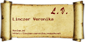 Linczer Veronika névjegykártya