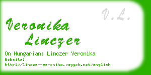 veronika linczer business card